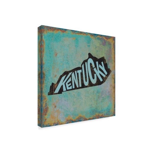 Art Licensing Studio 'Kentucky' Canvas Art,14x14